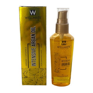 🌾Best Seller🎋 Tinh Dầu Phục Hồi Tóc Wellmate Keratin Argan Oil 60ml (Vàng)