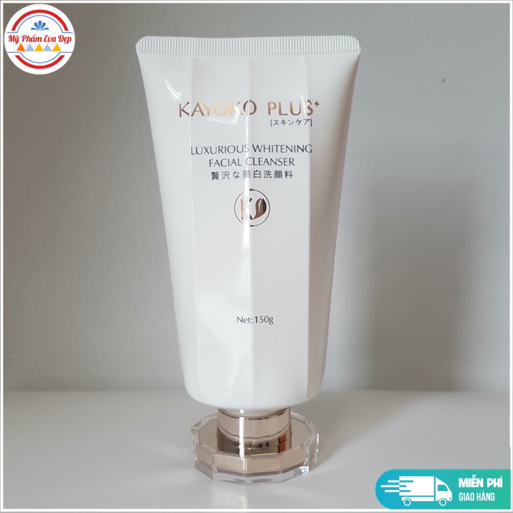 Sữa Rửa Mặt Hỗ Trợ Dưỡng Ẩm Kayoko Plus+ Trắng Nhật Bản Dung Tích 150g Skincare