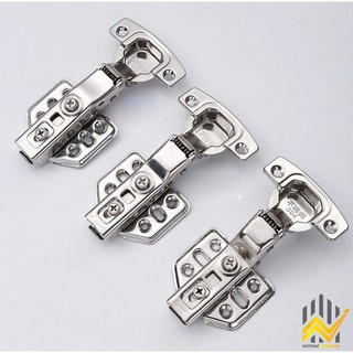 Bản lề tủ bếp inox 304 giảm chấn, bán lề giảm chấn tủ áo inox 304