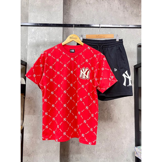 (CHÍNH HÃNG) Áo New Era monogram đỏ