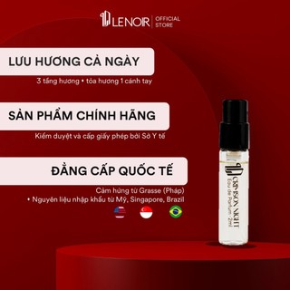  Mẫu thử nước hoa thơm lâu cả ngày Lenoir Perfume Crimson Night sang trọng dạ tiệc 540 unisex 2ml