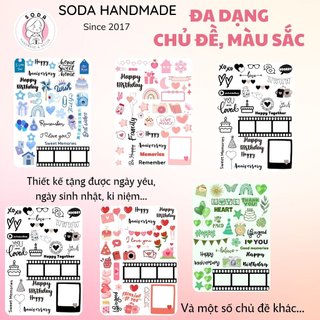[Khung hộp 3D] Set làm khung ảnh nổi/Khung ảnh 3D tặng sinh nhật, kỉ niệm, Valentine