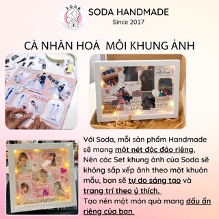 [Khung hộp 3D] Set làm khung ảnh nổi/Khung ảnh 3D tặng sinh nhật, kỉ niệm, Valentine