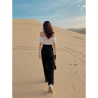 ZIEL Quần suông vải mềm nhẹ, form rũ bay tự nhiên | Rosy Pants