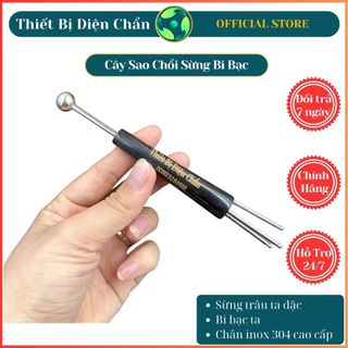 Sao chổi bạc diện chẩn đầu bạc 10li , 1 đầu ba chia âm dụng cụ diện chẩn