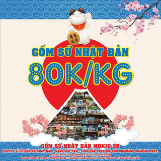 1kg chén đĩa nhật cân ký - 80k/kg - gốm sứ nhật bản