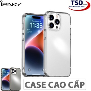 Ốp lưng iphone viền silicon chống va đập cao cấp chính hãng ipaky bản 2024