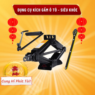 Bộ Kích Gầm Ô Tô  Đa Năng - Bộ Nâng Gầm Ô TÔ -  Có Đòn Bẩy Nâng Gầm Dễ Dàng  2 Tấn - Car.THC
