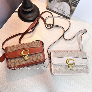 Túi xách nữ full box túi đeo chéo co ach size 19x14x6cm đủ màu