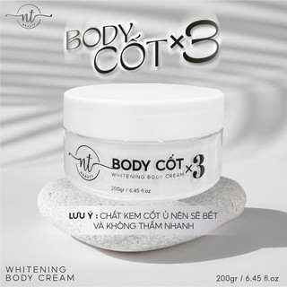 Kem body cốt x3 - ủ dưỡng trắng mịn da body