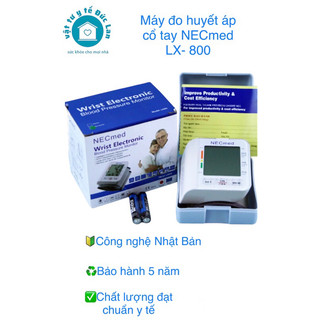 Máy đo huyết áp điện tử cổ tay necmed lx-800