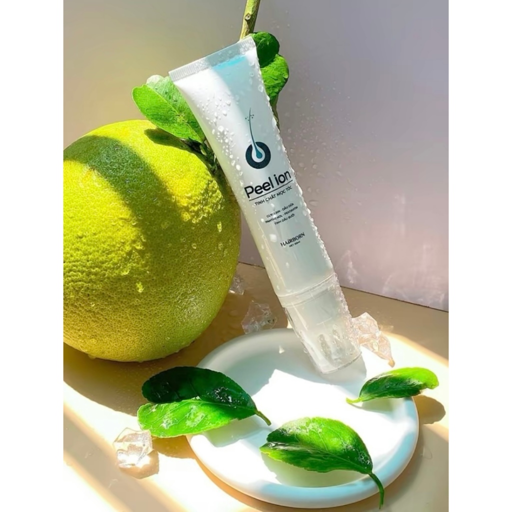 Lăn mọc tóc 5in1 HAIRBORN - Serum HAIRBORN mọc tóc ion nano 2 chiều tuýp 60ml, giúp tóc dày, chắc khỏe, giảm gãy rụng