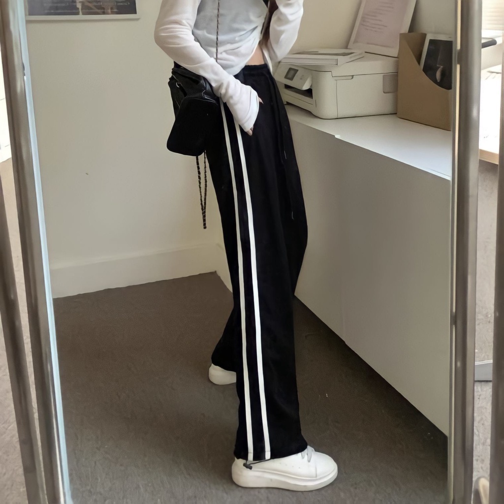 HOT Quần tây ống rộng ulzzang thắt dây 1 bên chất ruby cao cấp siêu sang Q07 hot