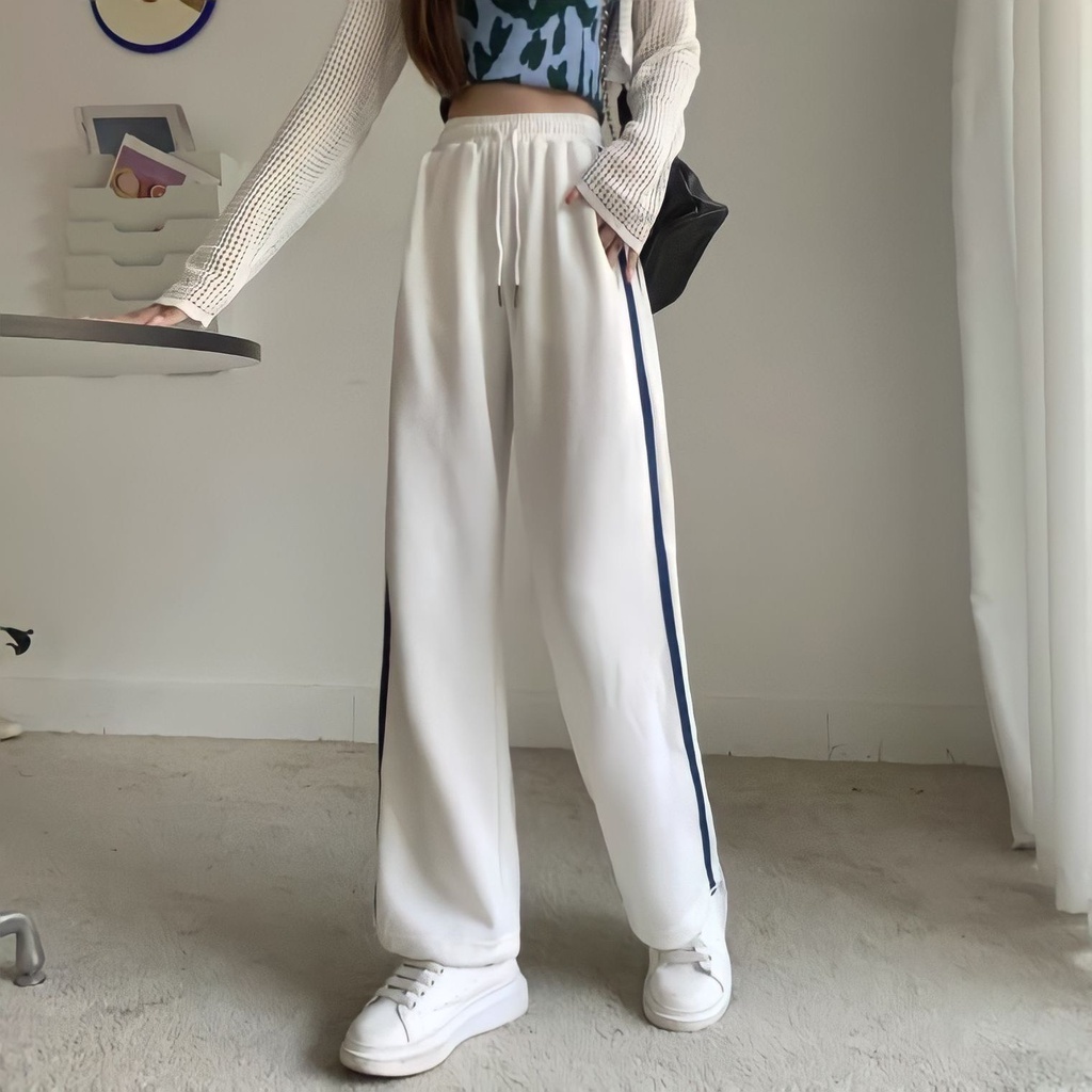 HOT Quần tây ống rộng ulzzang thắt dây 1 bên chất ruby cao cấp siêu sang Q07 hot