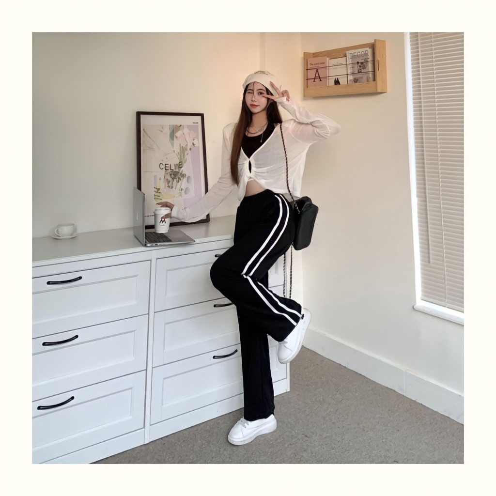 HOT Quần tây ống rộng ulzzang thắt dây 1 bên chất ruby cao cấp siêu sang Q07 hot