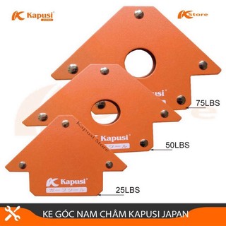 Ke góc nam châm, Ke góc vuông 45 độ Kapusi Japan - Ke Góc Inox, Nam châm ke góc vuông hàn sắt