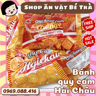 Bánh quy cam Hải Châu, ăn vặt tuổi thơ (gói 130gr)