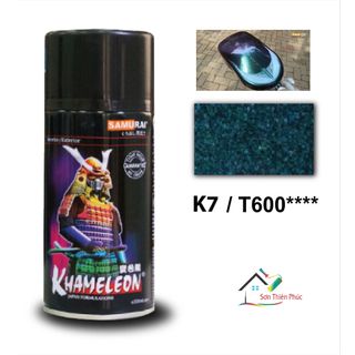 Sơn xịt samurai màu 3d tím ánh xanh - t600* . 300ml