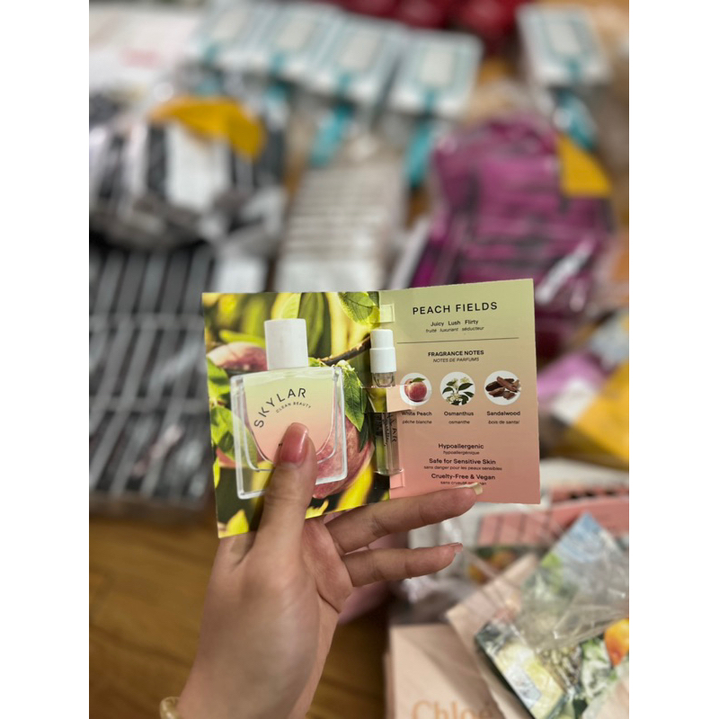 Sample nước hoa các loại