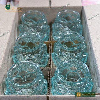 Ly Đài Sen nhỏ và lớn, ly làm nến Đài Sen Dâng Phật - Uudam Handmade