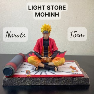 Mô hình nhân vật naruto hiền nhân, anime, sưu tầm trang trí decor figure, light store mohinh