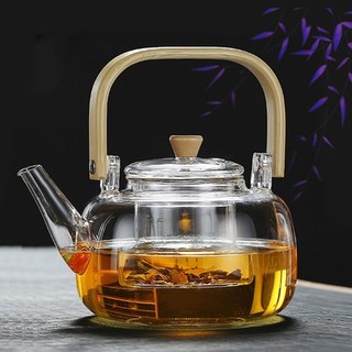 Ấm Thủy Tinh Borosilicate Cao Cấp Ấm Pha Trà Siêu Tốc Thủy Tinh Trong Suốt
