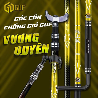 Gác cần chống gió guf vương quyền 2m1 carbon cao cấp- thanh chống gió câu đài, gác cần câu đài chính hãng