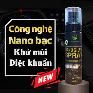 Xịt khử mùi Nano Silver Spray cho ô tô - diệt khuẩn hiệu quả, an toàn, hết mùi khó chịu