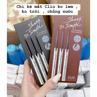 Sáp kẻ mắt Clio Sharp So Simple Waterproof Pencil Liner