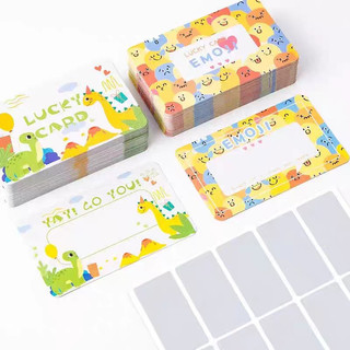 Thiệp mini thẻ cào may mắn ghi lời chúc độc đáo dùng trong mini game hoặc quà tặng