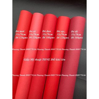 Giấy Mỹ Thuật Tone Đỏ, khổ lớn