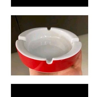 Gạt tàn sứ Minh Long - màu đỏ