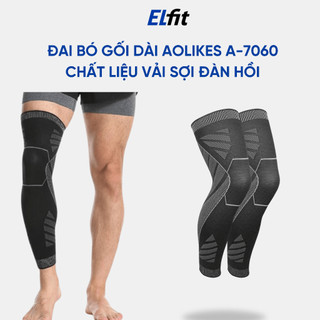 Đai bó gối dài aolikes a-7060 | chân chống nặng, bảo vệ gối, giảm chấn thương thể thao chính hãng