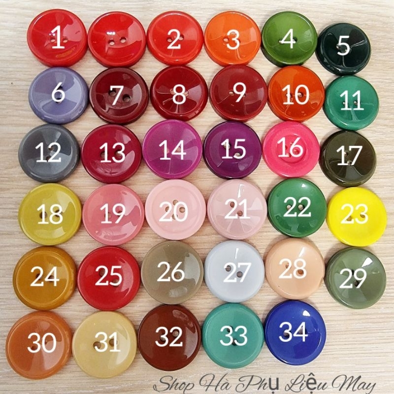 Cúc áo vest, áo dạ ... ( túi 12 cúc )