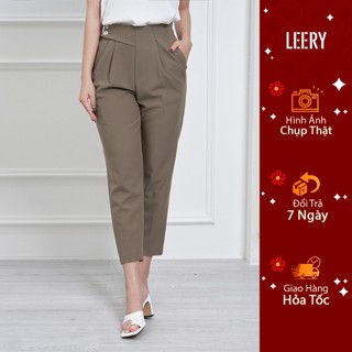 Quần âu công sở nữ 3 màu thanh lịch, chất vải đứng form cực đẹp QD19 - LEERY