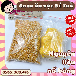 Set 1kg ngô Mỹ + 300gr bơ nổ bỏng