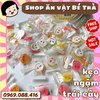 Kẹo ngậm hình mặt cười hương trái cây