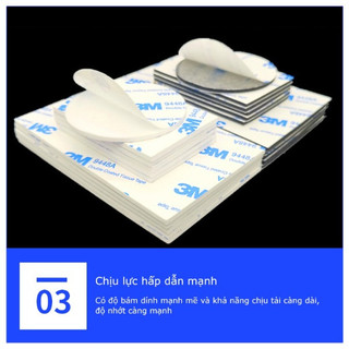 1 MIẾNG DÁN KEO 2 MẶT 3M SIÊU DÍNH