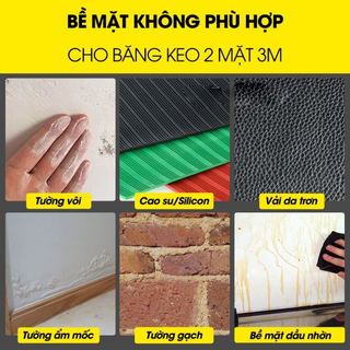Băng keo 2 mặt mỏng các loại 1.2F - 2F - 2F4