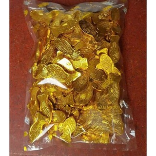 Túi 1kg kẹo socola cá chép vàng ngọc hân - tết 2024
