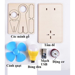 Quạt phát điện gió ( STEM Tiểu Học )