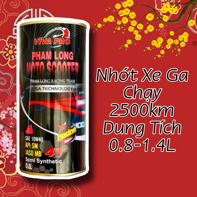 Nhớt phạm long tay ga( chạy 2500km)