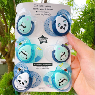 Ti ngậm Tommee Tippee tách set nhiều loại size 0-6m