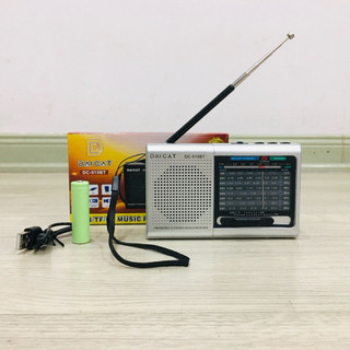 Đài Fm radio DC-515 Jaban Máy nghe đài Radio trên sóng FM được thiết kế nhỏ gọn-Hàng Chính Hãng BH:12T