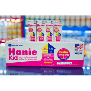 [Date mới] Thùng Sữa bột pha sẵn Hanie Kid 180ml (48 hộp)
