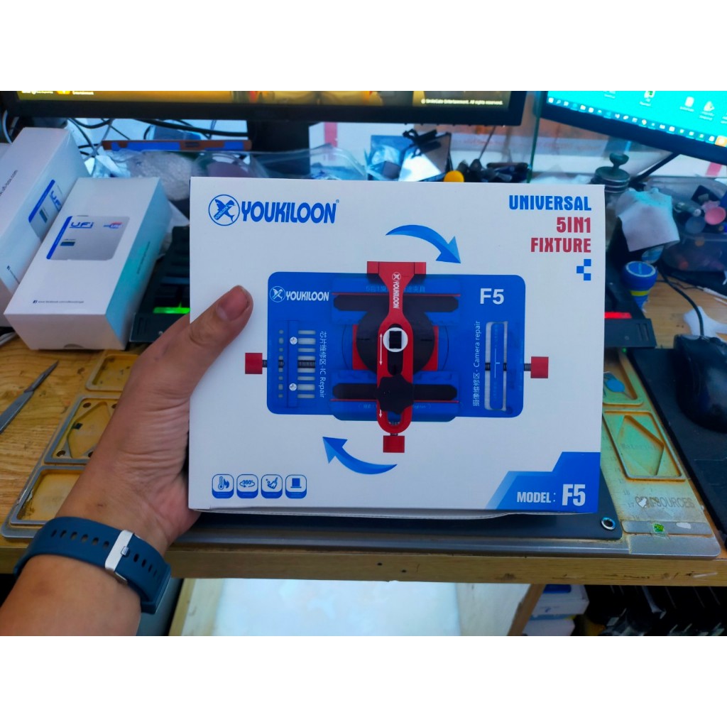đế kẹp  làm lưng iphone f5 5 in 1