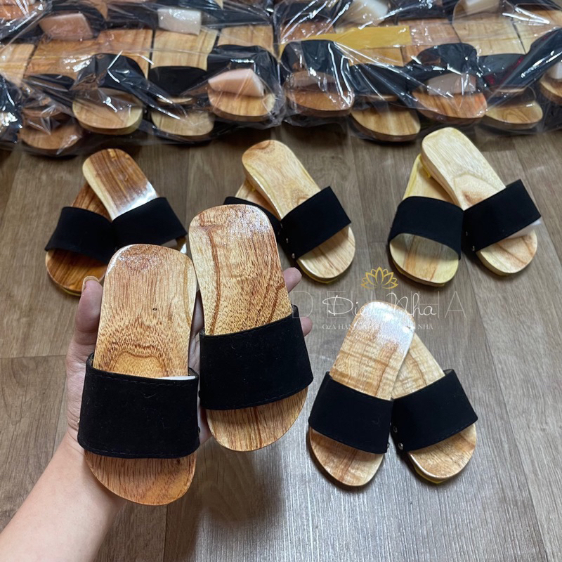  Guốc mộc cho bé dép guốc gỗ cho bé trai và bé gái 