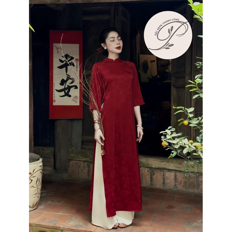 [giá sỉ ] Áo dài màu lụa ngọc trai cao cấp ( kèm ảnh thật )