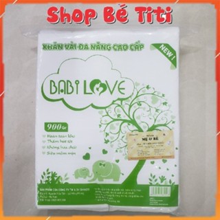 Khăn vải khô đa năng BABI Love 900gr Cao Cấp Thấm Hút Tự Nhiên  An Toàn Cho Bé   Shop Bé TiTi