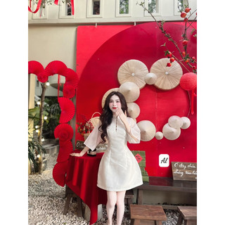 Váy tafta phối tơ tay cao cấp